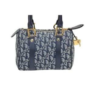 Dior Trotter Speedy Christian Bag Boston Blue Navy
